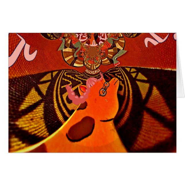  Funny Giraffe: A Kaleidoscopic African Charm (Front Horizontal)