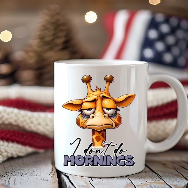Funny Giraffe Coffee Mug Hilarious Animal Gift (Creator Uploaded)