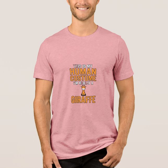 Funny Giraffe Costume Vector Shirt Design_1 (Front)
