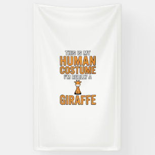 Funny Giraffe Costume Vector Shirt Design_1 Banner