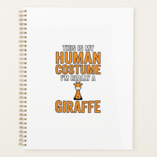 Funny Giraffe Costume Vector Shirt Design_1 Planner