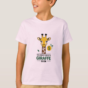 Funny Giraffe Fact T-Shirt 