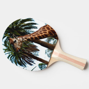 Funny Giraffe Giving A Raspberry, Ping Pong Paddle