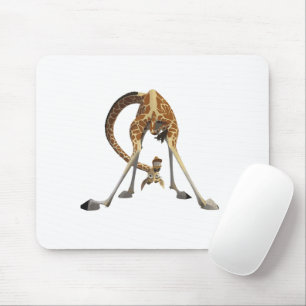 Funny Giraffe Graphic – Cute & Cool Design Animal Mouse Pad