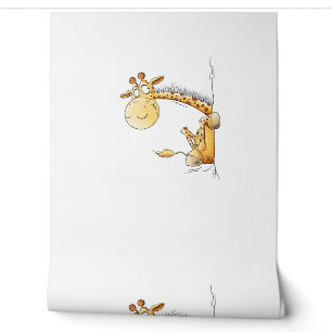 Funny Giraffe I Cute Cartoon Wild Animal Lover Fun Wallpaper