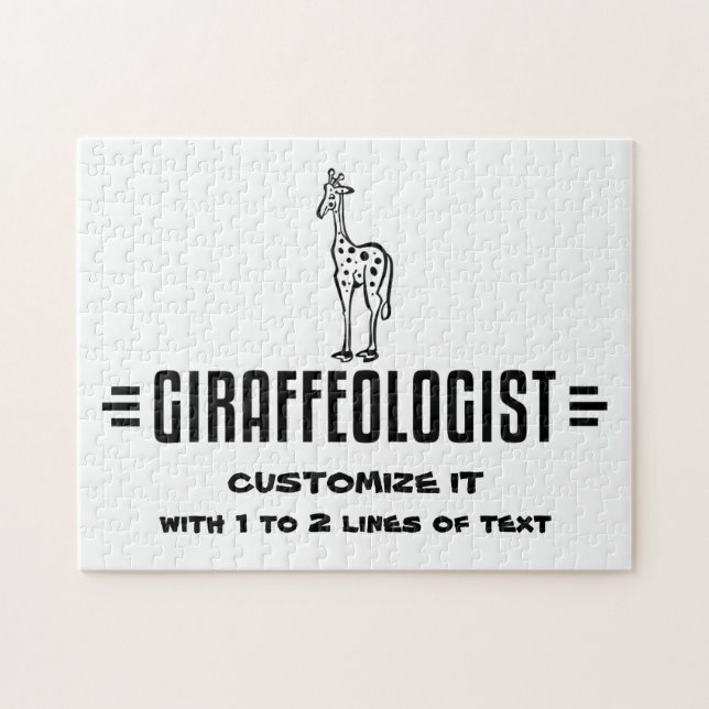 Funny Giraffe Jigsaw Puzzle (Horizontal)