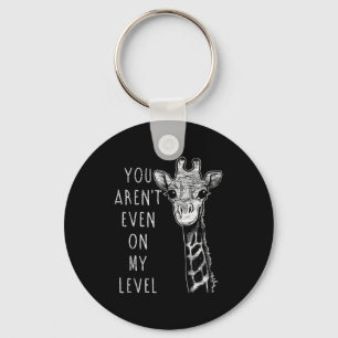 Funny Giraffe Key Ring