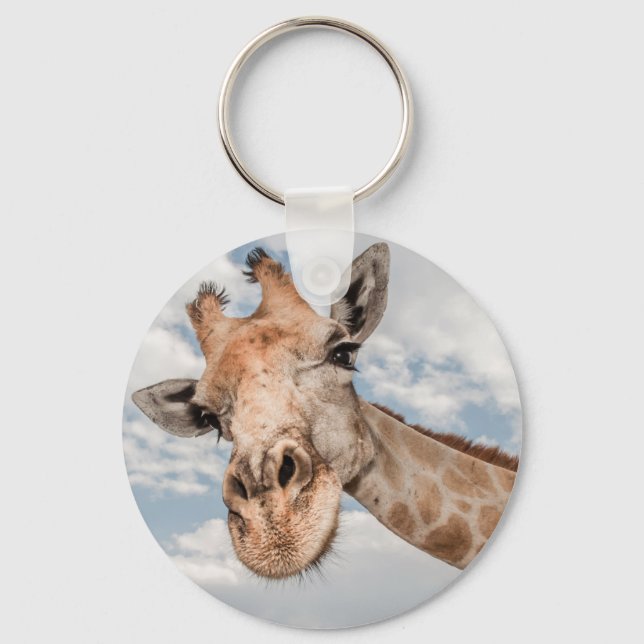 Funny Giraffe Key Ring (Front)
