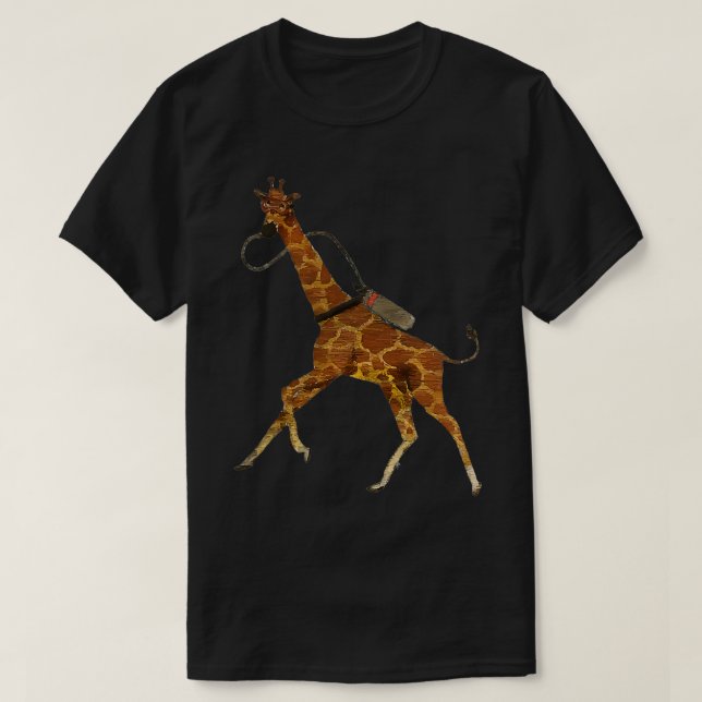 Funny Giraffe Love Giraffe Giraffe T-Shirt (Design Front)