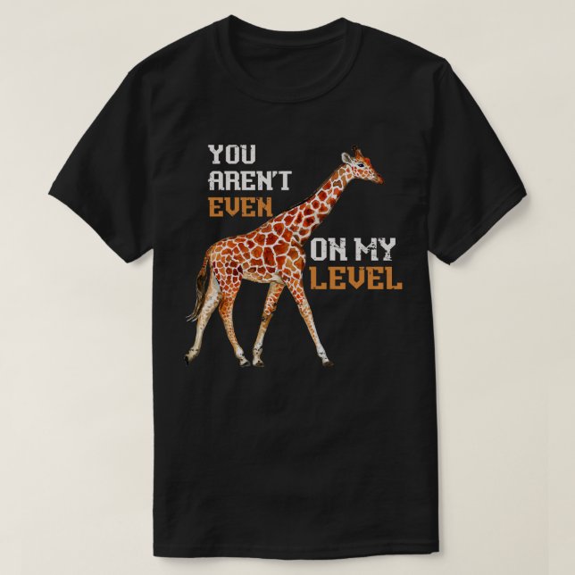 Funny Giraffe Lover Gift Giraffe 1 T-Shirt (Design Front)