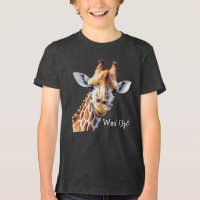 Funny Giraffe Lover's T-shirt, Was' Up?