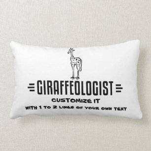 Funny Giraffe Lumbar Cushion
