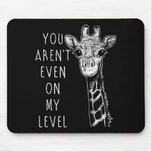 Funny Giraffe  Mouse Pad