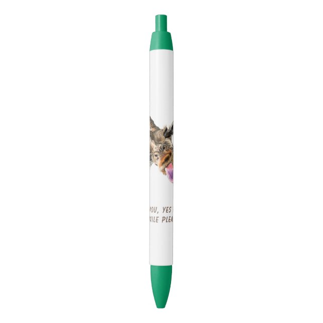 Funny Giraffe Pen - Custom Text  (Front Vertical)