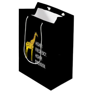Funny Giraffe Pun Medium Gift Bag