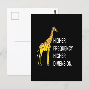 Funny Giraffe Pun Postcard