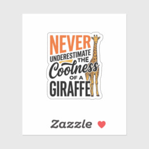 Funny Giraffe Quote Vintage Vector T-Shirt Design_