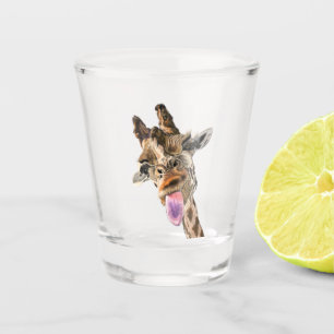 Funny Giraffe Shot Glass Gift