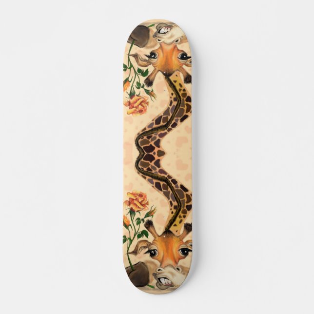 Funny Giraffe Skateboard (Front)