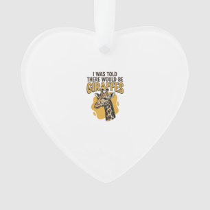 Funny Giraffe Vintage Engraving Shirt Design_1 Ornament