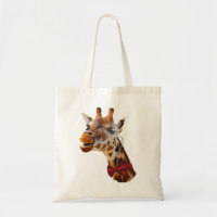 Funny Giraffe with Bowtie and Monocle