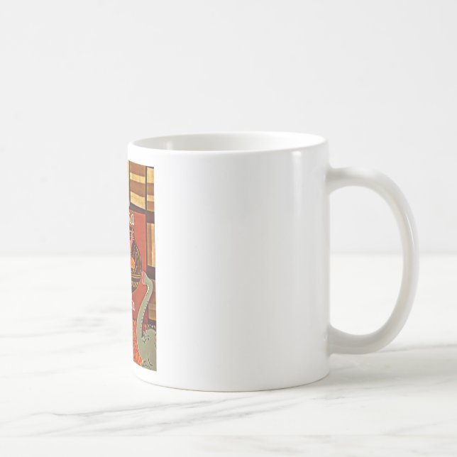 Funny Giraffe with cool text Hakuna Matata Coffee Mug (Right)