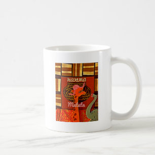 Funny Giraffe with cool text Hakuna Matata Design Coffee Mug