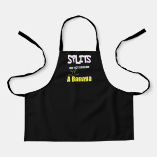 Funny Girls Gymnastics Splits Ice Cream Quote Apron