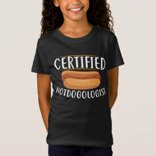 Funny girls hotdog word art  T-Shirt