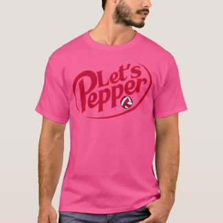 Funny Girls Volleyball Let'S Pepper Practice Term  T-Shirt