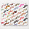 Funny Girly  Colourful Patterns Moustaches