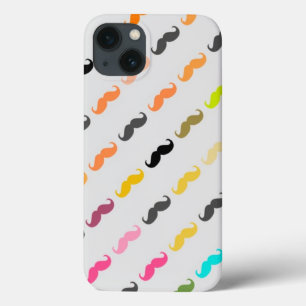 Funny Girly Moustache 5 iPhone 13 Case