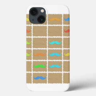 Funny Girly Moustache 6 iPhone 13 Case