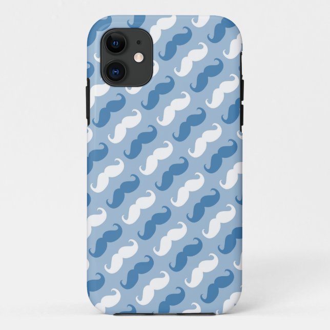 Funny Girly Moustache 7 Case-Mate iPhone Case (Back)