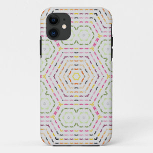 Funny Girly Moustache iPhone 11 Case