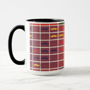 Funny Girly Moustache Mug