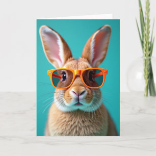 Funny Glasses Animal Friend Card