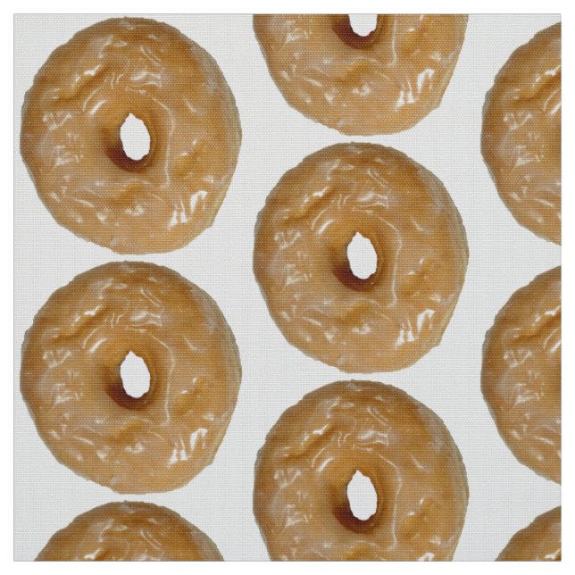 Funny Glazed Doughnut Fabric – Whimsical and Colou (Swatch)