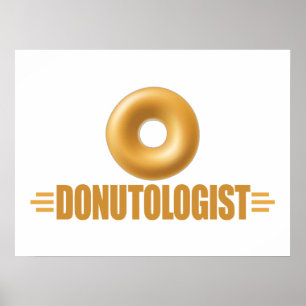 Funny Glazed Doughnut Lover Poster