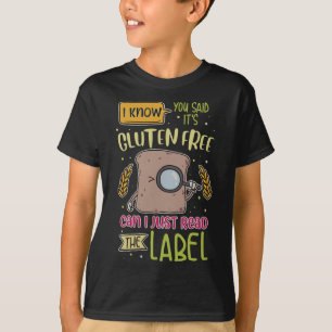 Funny Gluten Free Lifestyle Celiac Disease T-Shirt