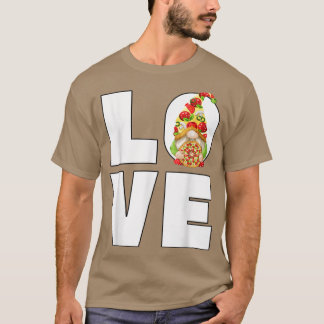 Funny Gnome For Italian Summer Vacation Girls Love T-Shirt