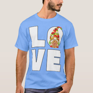 Funny Gnome For Italian Summer Vacation Girls Love T-Shirt