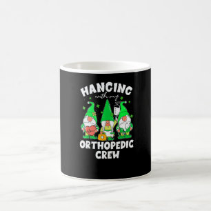 Funny Gnome Hanging With Orthopedic Nurse St Patri Coffee Mug