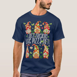 Funny Gnome Motif For Women And Men With Gnomies L T-Shirt