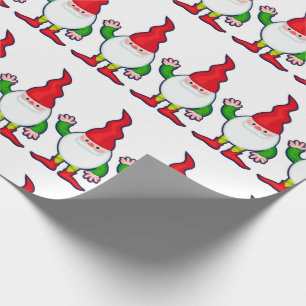 Funny gnomes wrapping paper