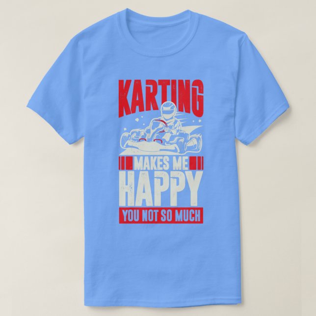 Funny Go Kart Driver Gift T-Shirt (Design Front)
