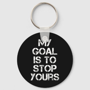 Funny Goalkeeper Soccer Goalie Footll Hockey Men W Key Ring