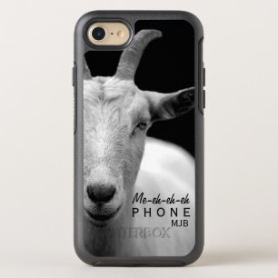 Funny Goat Animal Sound "My Phone" monogram OtterBox Symmetry iPhone 8/7 Case