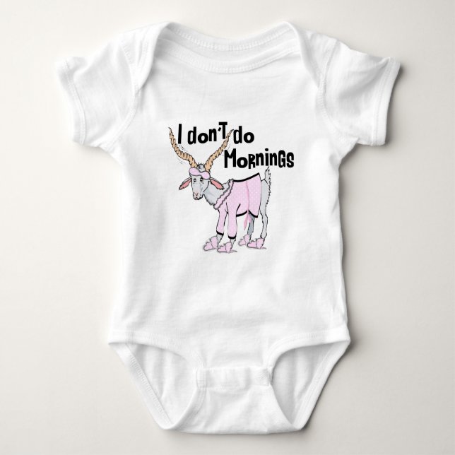 Funny Goat Apparel Baby Bodysuit (Front)