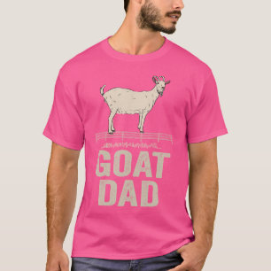 Funny Goat Dad I Love My Goat Cute Goat Lovers T-Shirt